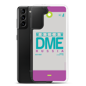 DME - Moscow Samsung phone case with airport code