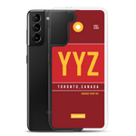 Load image into Gallery viewer, YYZ - Toronto airport code Samsung phone case
