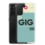 Load image into Gallery viewer, GIG - Rio De Janeiro - Galeao Samsung phone case with airport code
