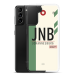 Load image into Gallery viewer, JNB - Johannesburg Samsung phone case with airport code
