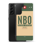 Load image into Gallery viewer, NBO - Nairobi Samsung phone case with airport code
