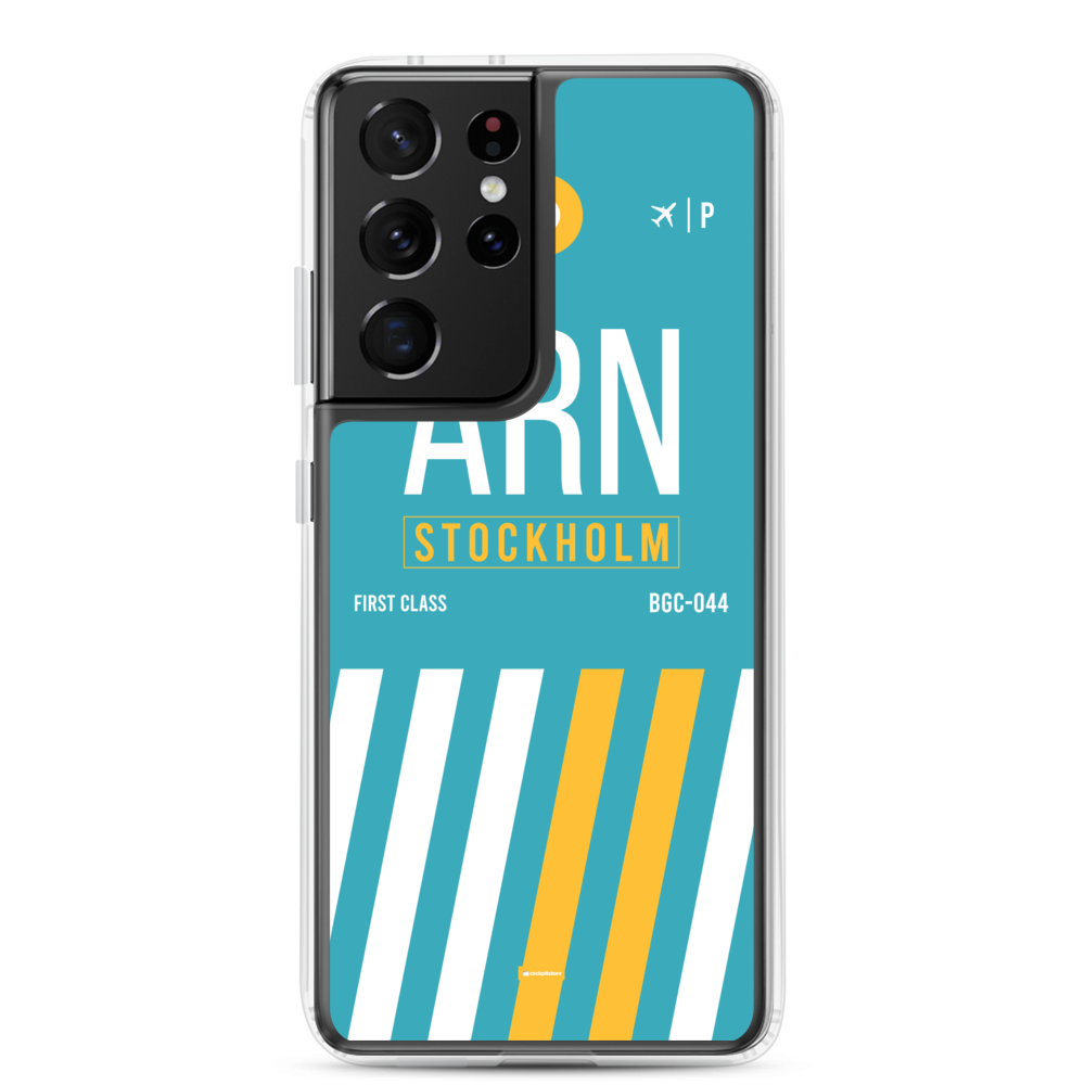 ARN - Stockholm Samsung-Handyhülle mit Flughafencode