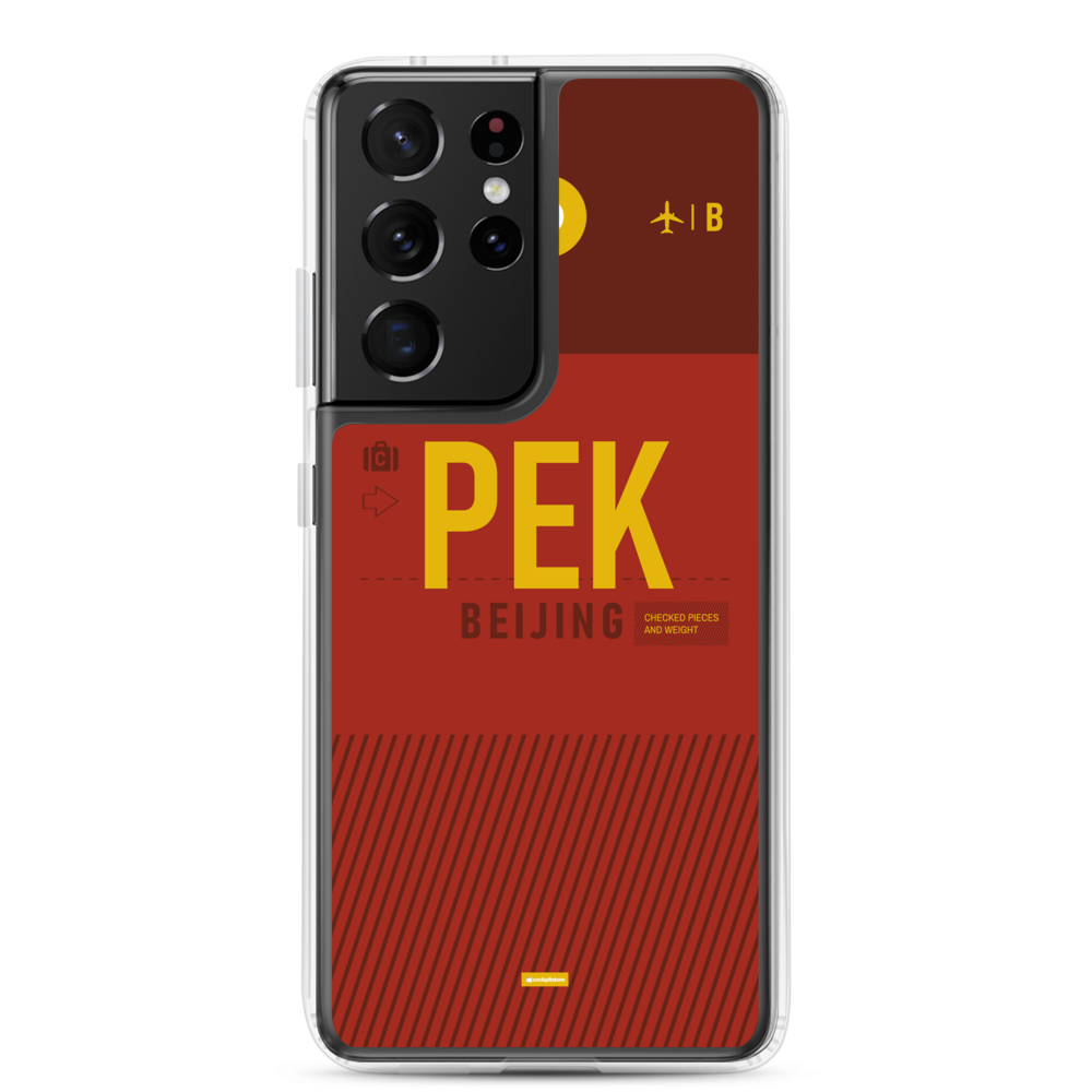 PEK - Beijing airport code Samsung phone case