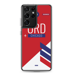 ORD - Chicago Samsung-Handyhülle mit Flughafencode