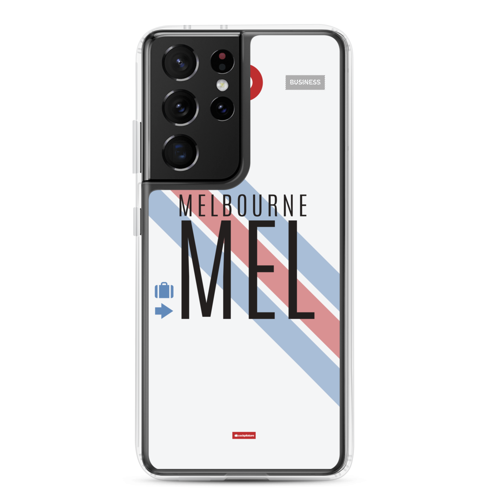 MEL - Melbourne Samsung phone case with airport code