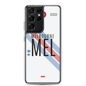 MEL - Melbourne Samsung phone case with airport code