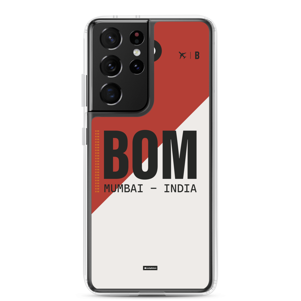 BOM - Mumbai airport code Samsung phone case