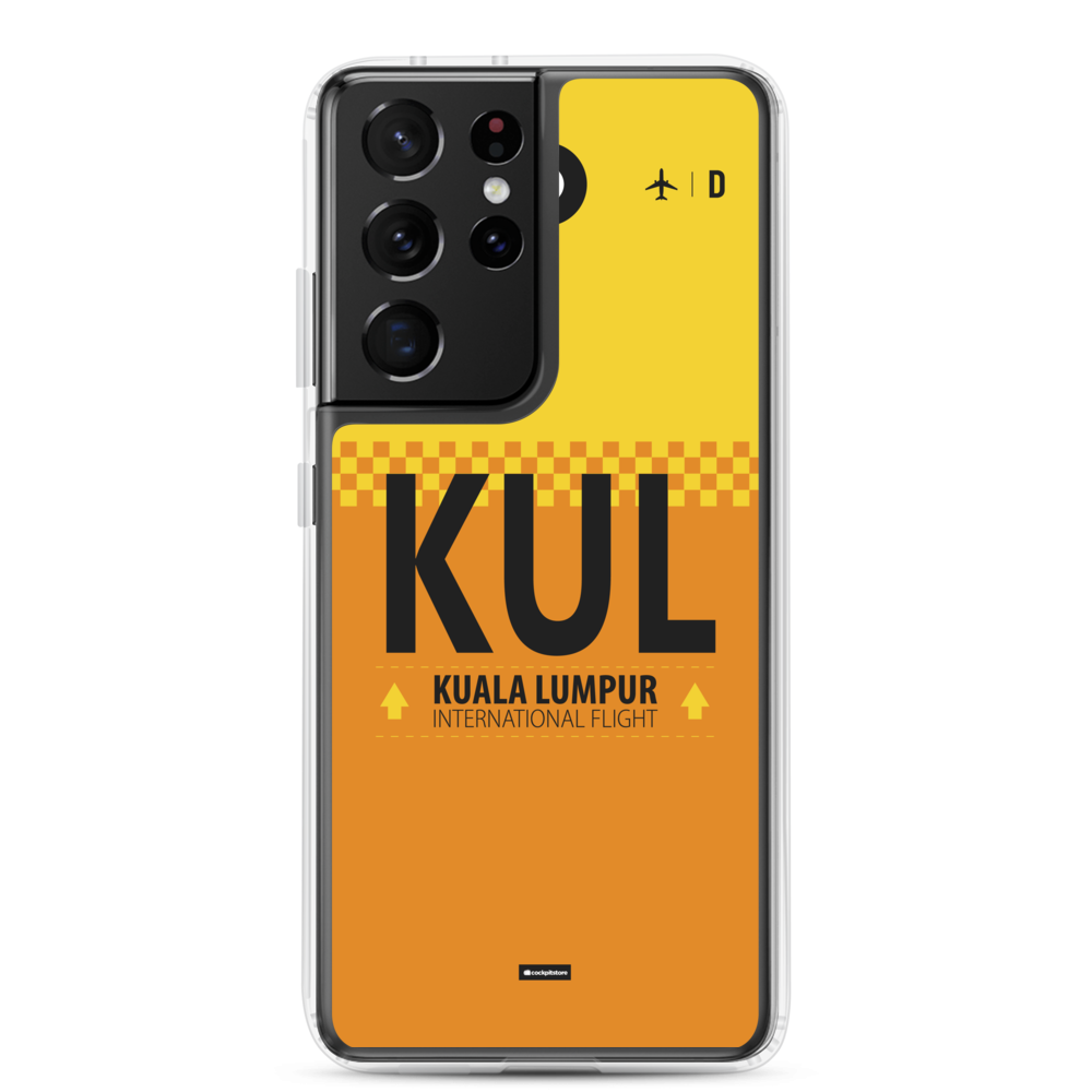 KUL - Kuala Lumpur Samsung phone case with airport code