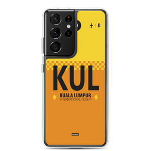 KUL - Kuala Lumpur Samsung phone case with airport code