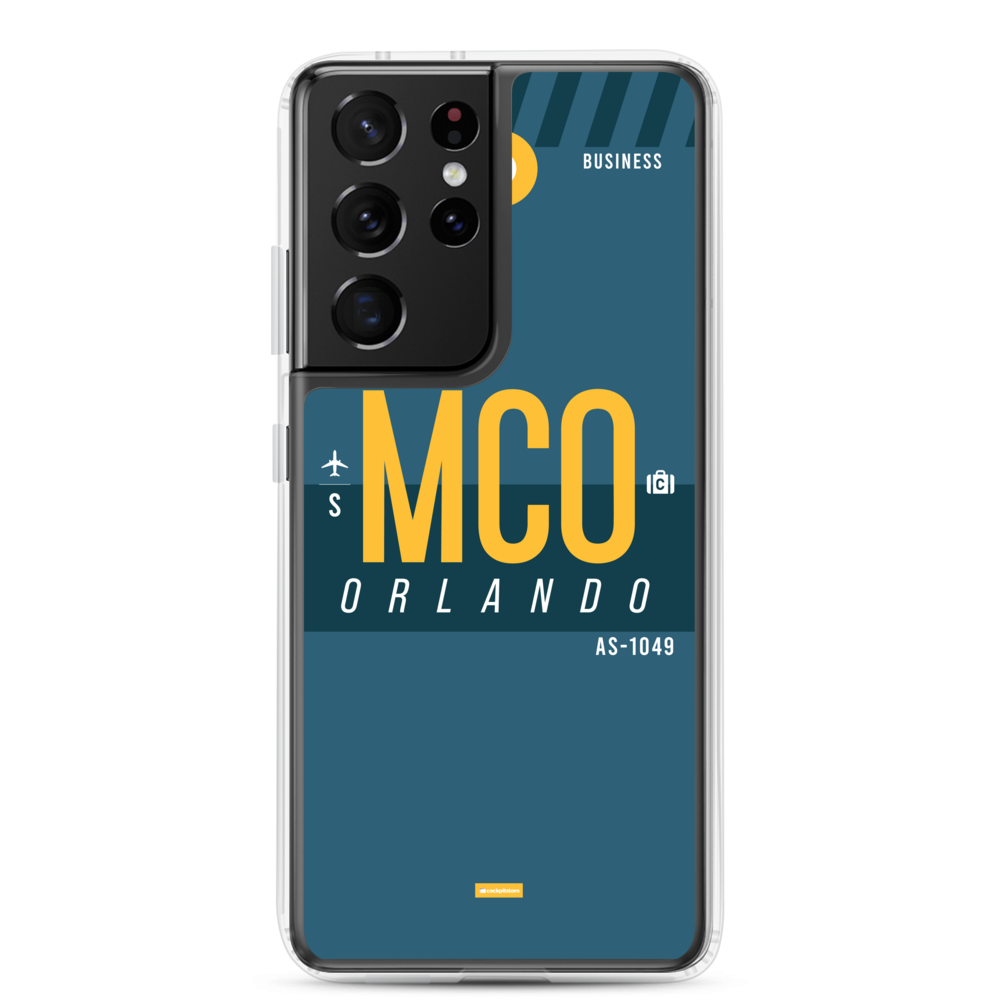 MCO - Orlando Samsung phone case with airport code