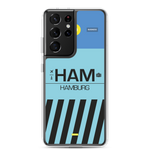 Load image into Gallery viewer, HAM - Hamburg Samsung phone case with airport code
