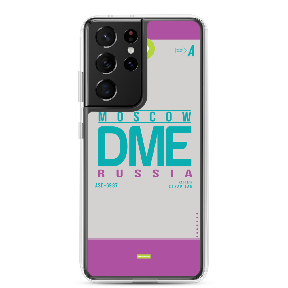 DME - Moscow Samsung phone case with airport code