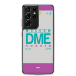 Load image into Gallery viewer, DME - Moscow Samsung phone case with airport code
