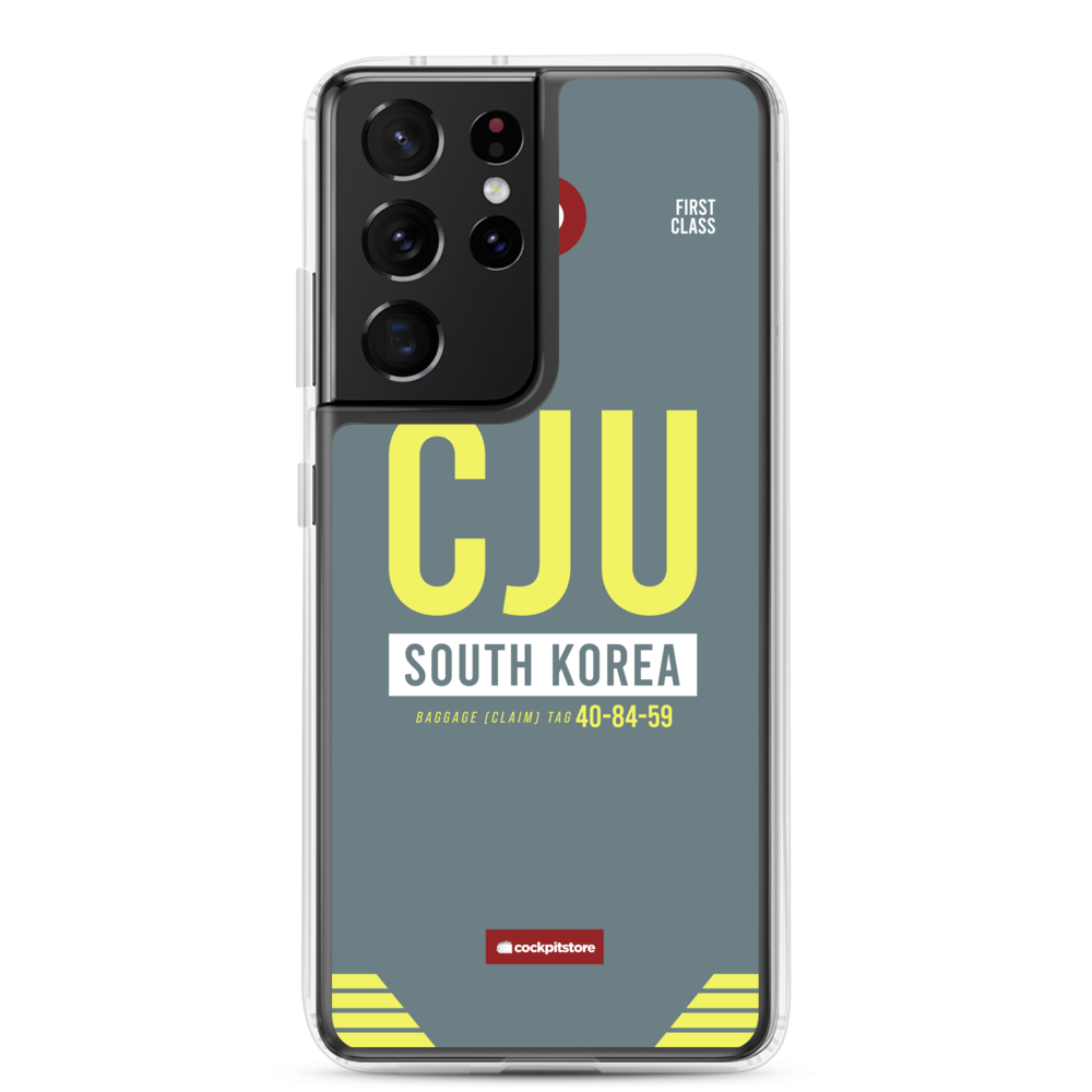 CJU - Jeju Samsung-Handyhülle mit Flughafencode