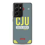 Load image into Gallery viewer, CJU - Jeju Samsung phone case with airport code
