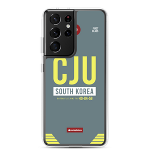 CJU - Jeju Samsung-Handyhülle mit Flughafencode