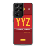 Load image into Gallery viewer, YYZ - Toronto airport code Samsung phone case
