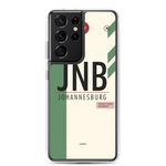 Load image into Gallery viewer, JNB - Johannesburg Samsung phone case with airport code
