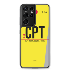 CPT - Cape Town Samsung-Handyhülle mit Flughafencode
