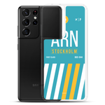 Load image into Gallery viewer, ARN - Stockholm Samsung phone case with airport code
