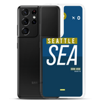 Lade das Bild in den Galerie-Viewer, SEA - Seattle Samsung-Handyhülle mit Flughafencode
