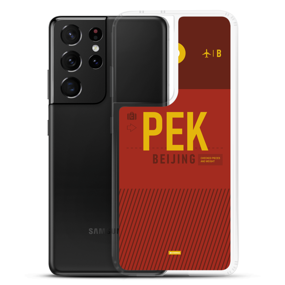 PEK - Beijing airport code Samsung phone case