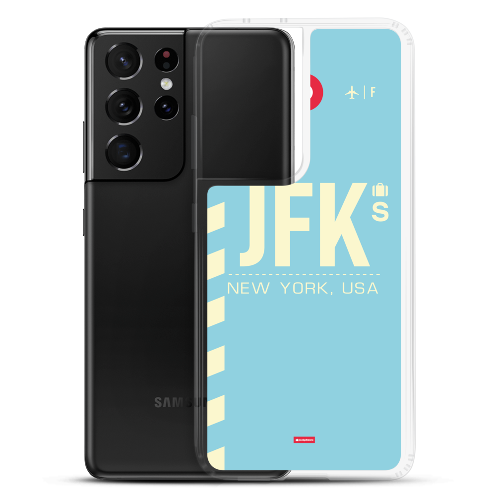 JFK - New York Samsung phone case with airport code