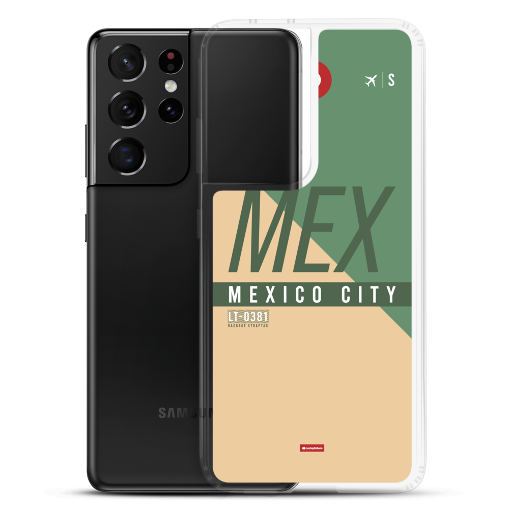 MEX - Mexico Samsung phone case with airport code