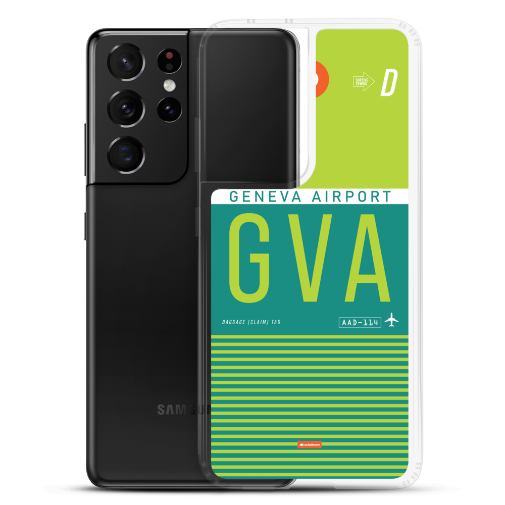 GVA - Geneva Samsung phone case with airport code