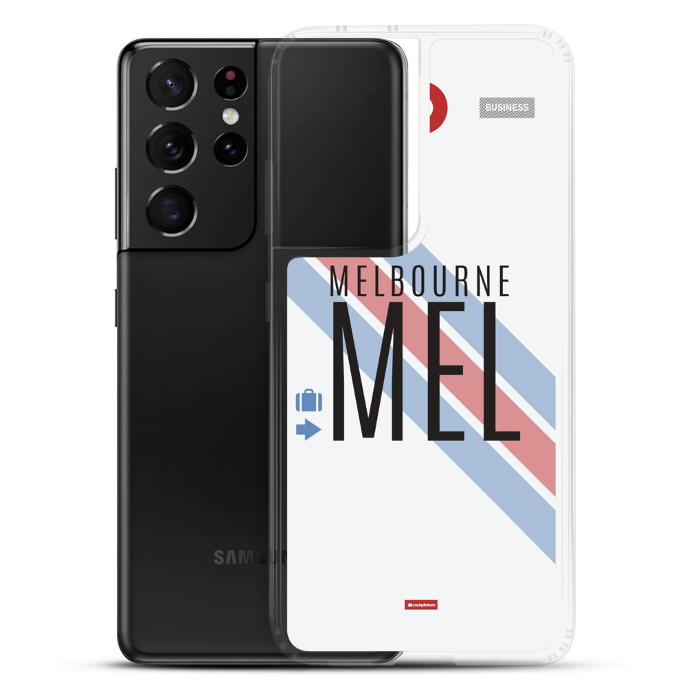 MEL - Melbourne Samsung phone case with airport code