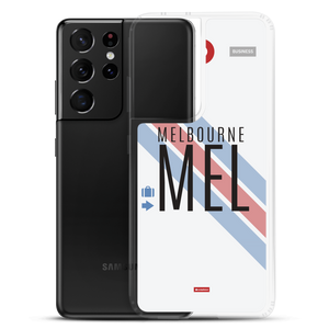 MEL - Melbourne Samsung phone case with airport code