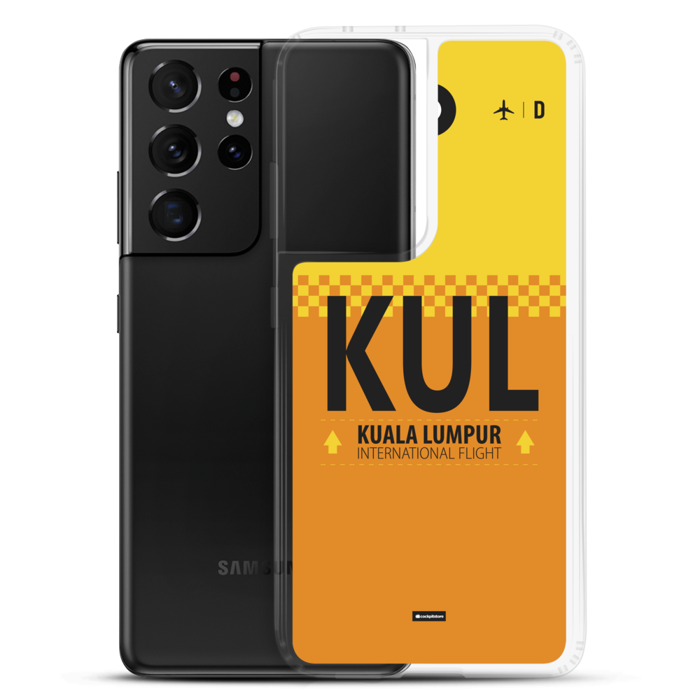 KUL - Kuala Lumpur Samsung phone case with airport code