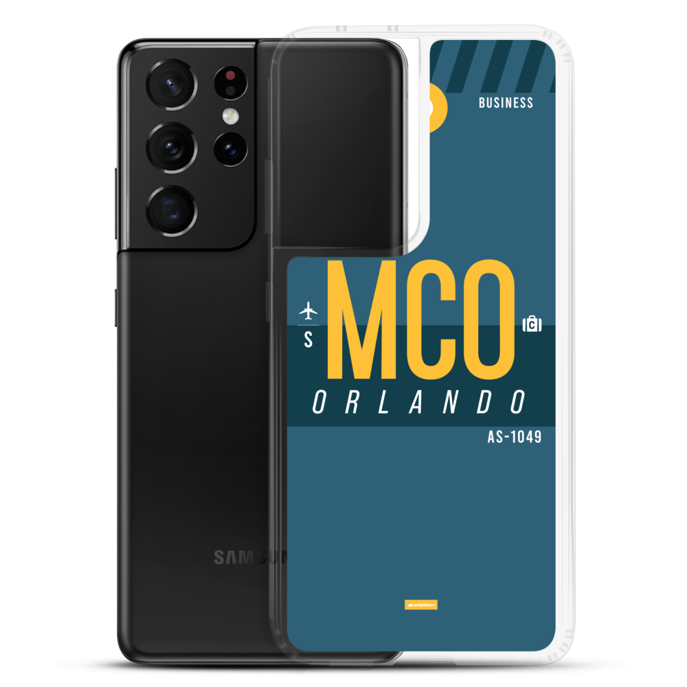 MCO - Orlando Samsung phone case with airport code