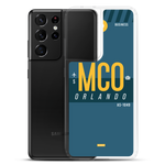 Load image into Gallery viewer, MCO - Orlando Samsung phone case with airport code
