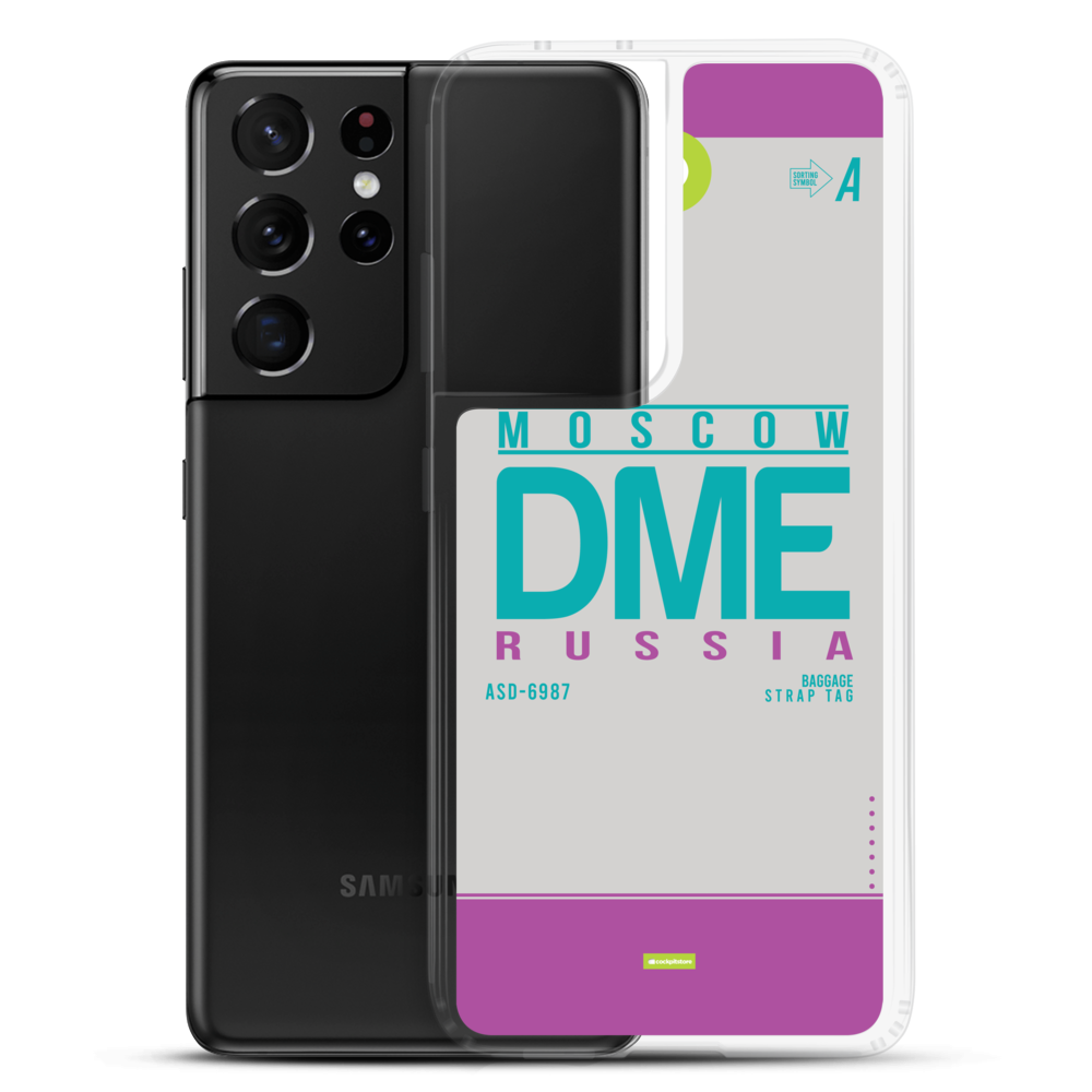 DME - Moscow Samsung phone case with airport code