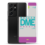 Load image into Gallery viewer, DME - Moscow Samsung phone case with airport code
