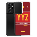 Load image into Gallery viewer, YYZ - Toronto airport code Samsung phone case
