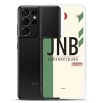 Load image into Gallery viewer, JNB - Johannesburg Samsung phone case with airport code
