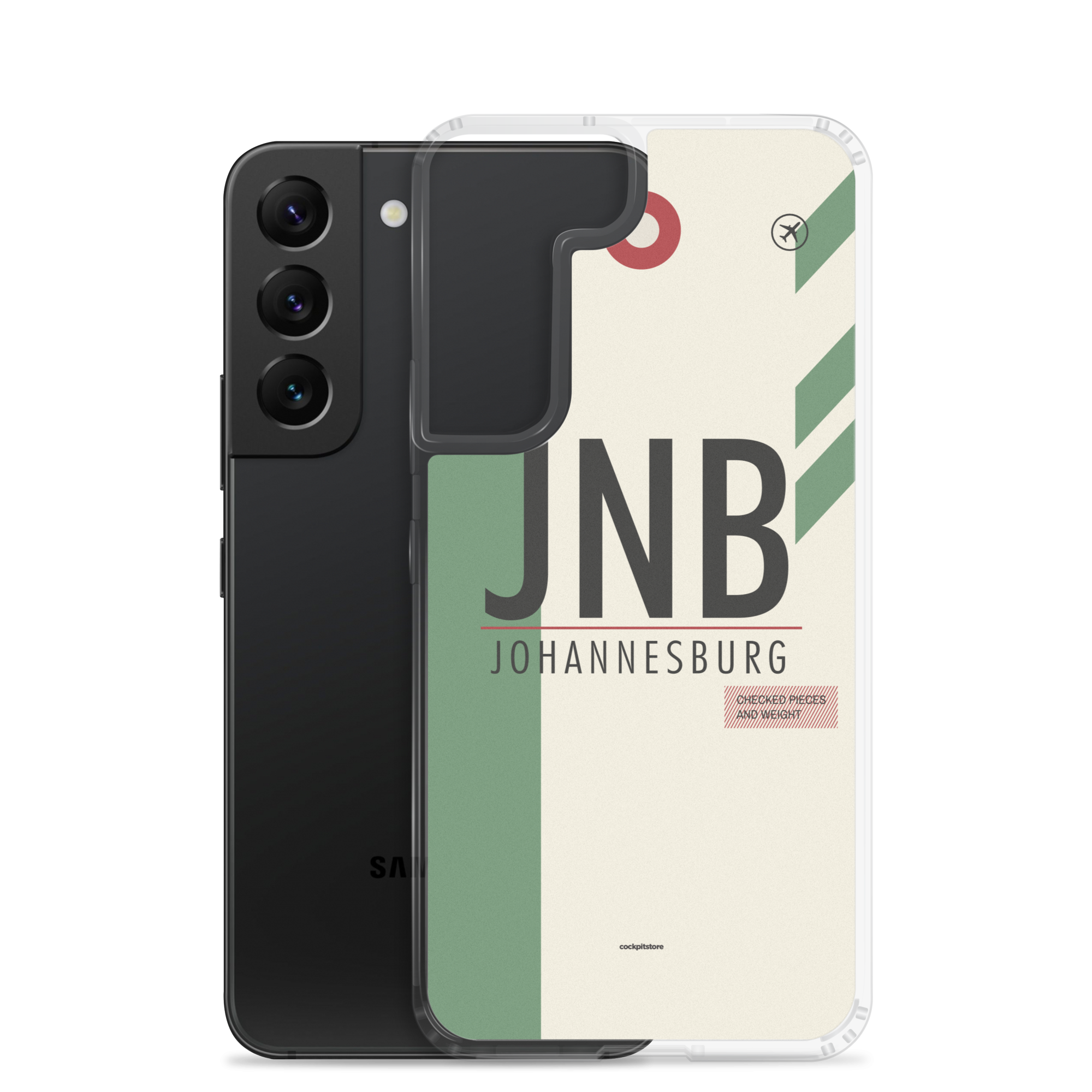 JNB - Johannesburg Samsung phone case with airport code