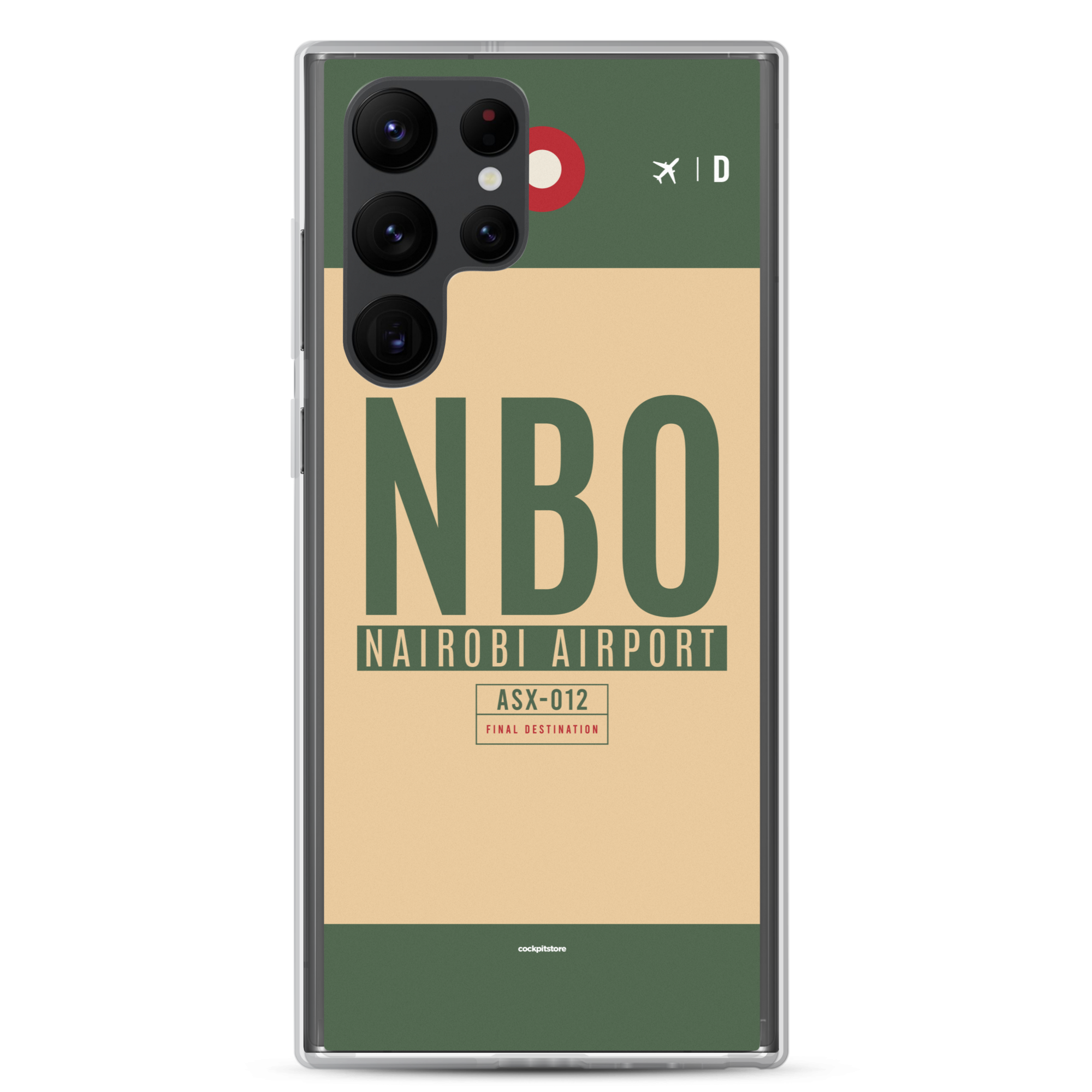 NBO - Nairobi Samsung-Handyhülle mit Flughafencode