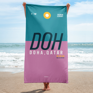 Beach Towel - Shower Towel DOH - Doha Airport Code