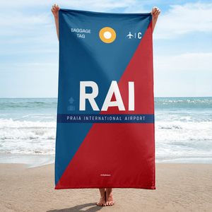 Beach Towel - Shower Towel RAI - Praia Airport Code