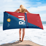 Load image into Gallery viewer, Beach Towel - Shower Towel RAI - Praia Airport Code

