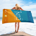 Load image into Gallery viewer, Beach Towel - Bath Towel CUN - Cancun Airport Code
