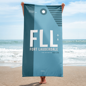 Strandtuch - Duschtuch FLL - Fort Lauderdale Flughafen Code