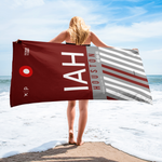 Load image into Gallery viewer, Beach Towel - Shower Towel IAH - Houston Airport Code
