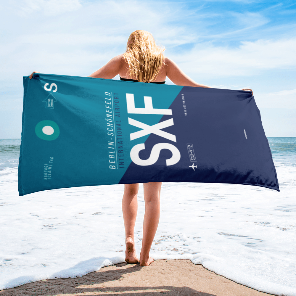 Beach towel - shower towel SXF - Schönefeld airport code