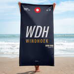 Load image into Gallery viewer, Beach Towel - Bath Towel WDH - Windhoek Airport Code
