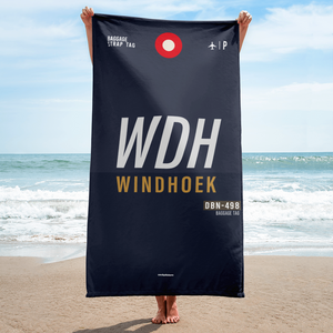 Beach Towel - Bath Towel WDH - Windhoek Airport Code