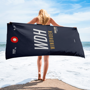 Beach Towel - Bath Towel WDH - Windhoek Airport Code